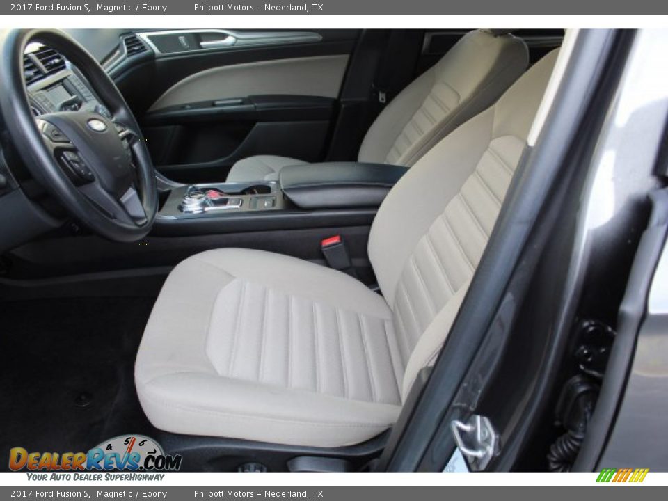 2017 Ford Fusion S Magnetic / Ebony Photo #11
