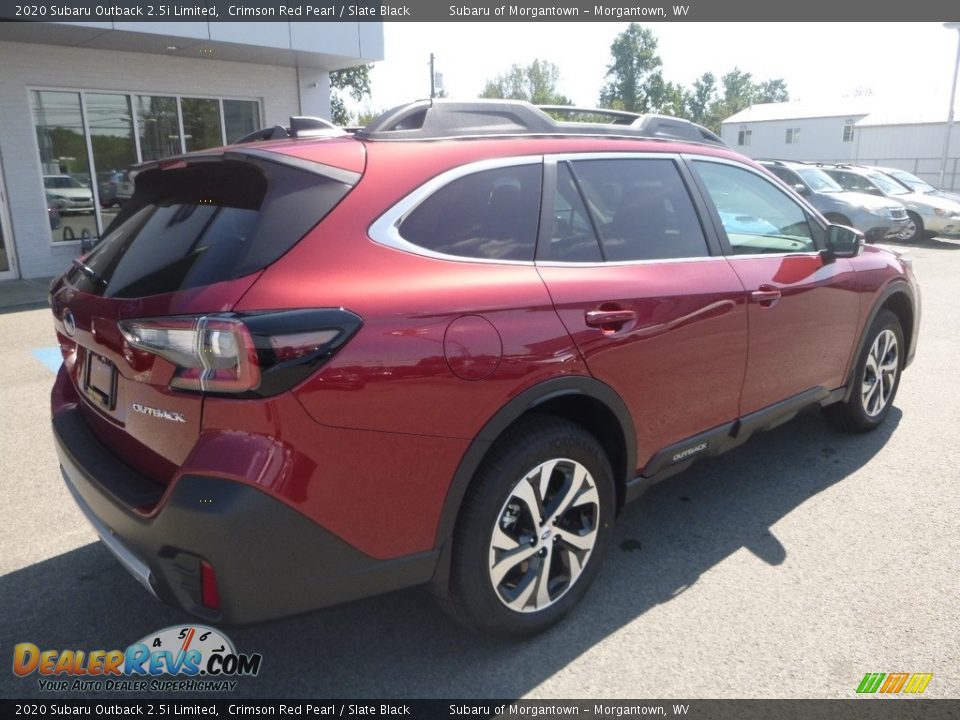 2020 Subaru Outback 2.5i Limited Crimson Red Pearl / Slate Black Photo #4