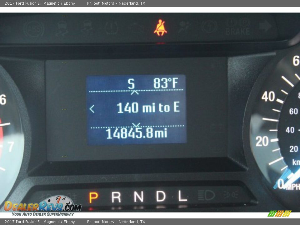 2017 Ford Fusion S Magnetic / Ebony Photo #15