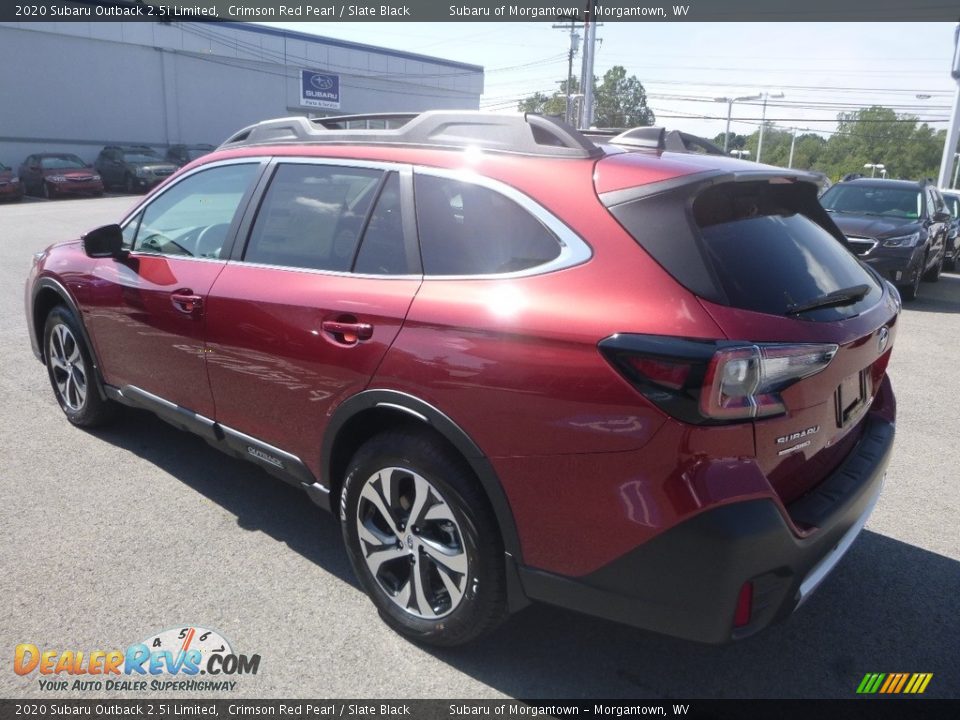 2020 Subaru Outback 2.5i Limited Crimson Red Pearl / Slate Black Photo #6