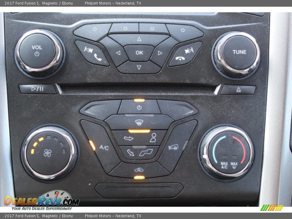 2017 Ford Fusion S Magnetic / Ebony Photo #18