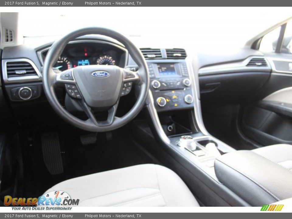 2017 Ford Fusion S Magnetic / Ebony Photo #22