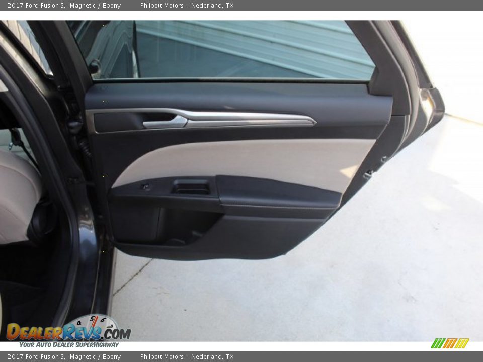 2017 Ford Fusion S Magnetic / Ebony Photo #25