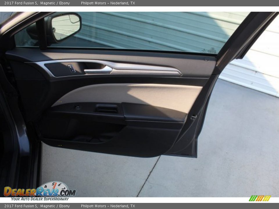 2017 Ford Fusion S Magnetic / Ebony Photo #27