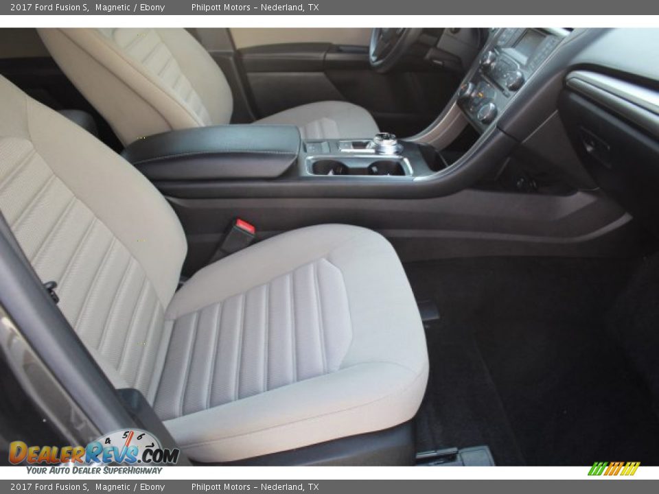 2017 Ford Fusion S Magnetic / Ebony Photo #28