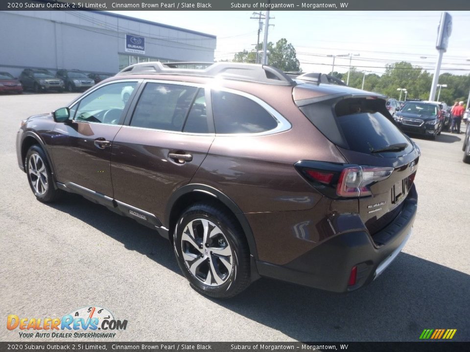 2020 Subaru Outback 2.5i Limited Cinnamon Brown Pearl / Slate Black Photo #6