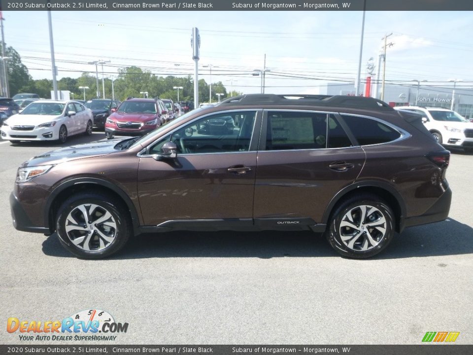 2020 Subaru Outback 2.5i Limited Cinnamon Brown Pearl / Slate Black Photo #7