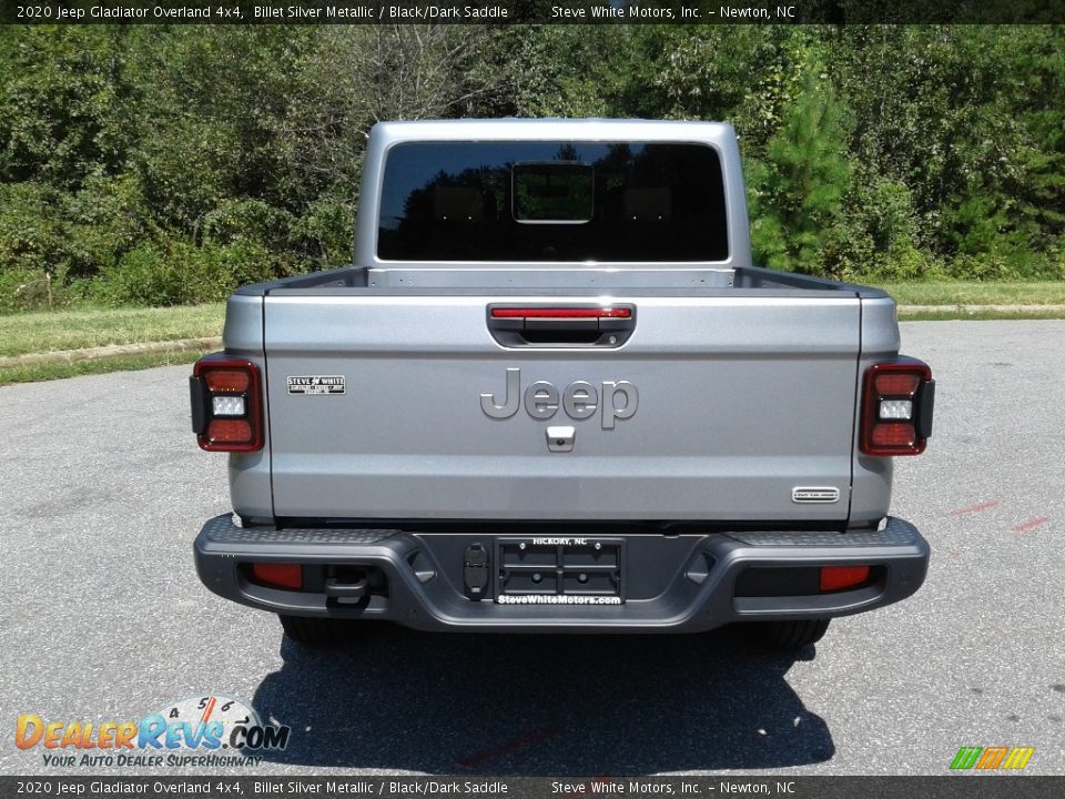 2020 Jeep Gladiator Overland 4x4 Billet Silver Metallic / Black/Dark Saddle Photo #7