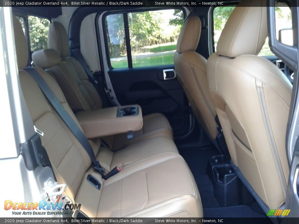 2020 Jeep Gladiator Overland 4x4 Billet Silver Metallic / Black/Dark Saddle Photo #13