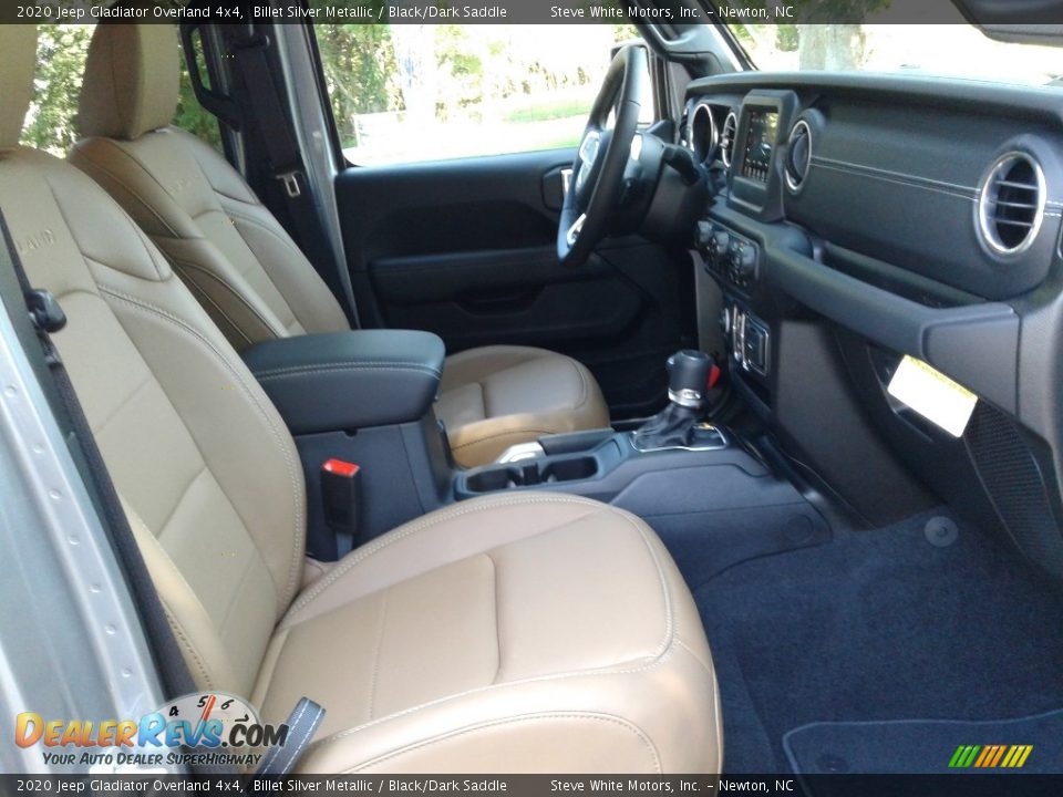 2020 Jeep Gladiator Overland 4x4 Billet Silver Metallic / Black/Dark Saddle Photo #14