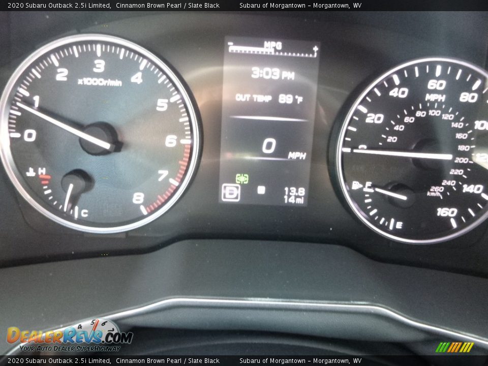 2020 Subaru Outback 2.5i Limited Gauges Photo #20