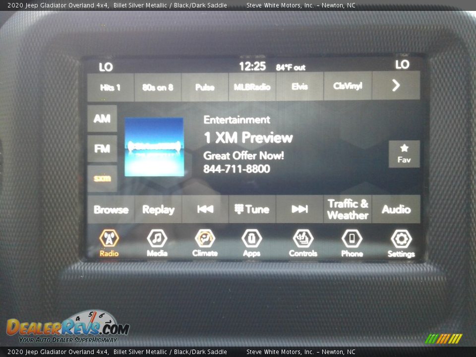 2020 Jeep Gladiator Overland 4x4 Billet Silver Metallic / Black/Dark Saddle Photo #20