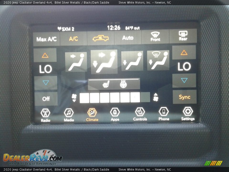 2020 Jeep Gladiator Overland 4x4 Billet Silver Metallic / Black/Dark Saddle Photo #22