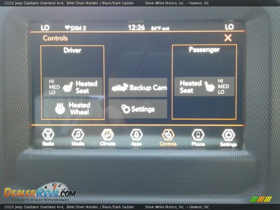 2020 Jeep Gladiator Overland 4x4 Billet Silver Metallic / Black/Dark Saddle Photo #23