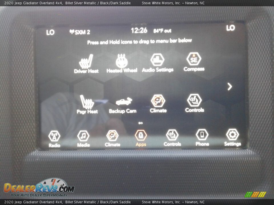 2020 Jeep Gladiator Overland 4x4 Billet Silver Metallic / Black/Dark Saddle Photo #24