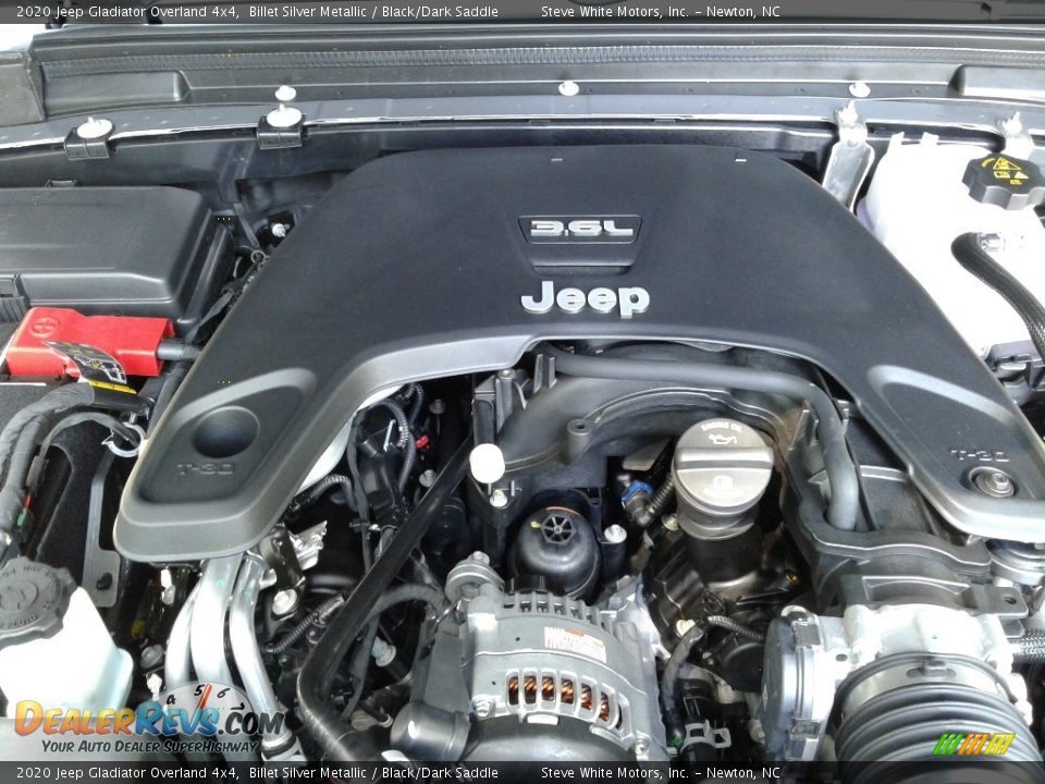 2020 Jeep Gladiator Overland 4x4 Billet Silver Metallic / Black/Dark Saddle Photo #30