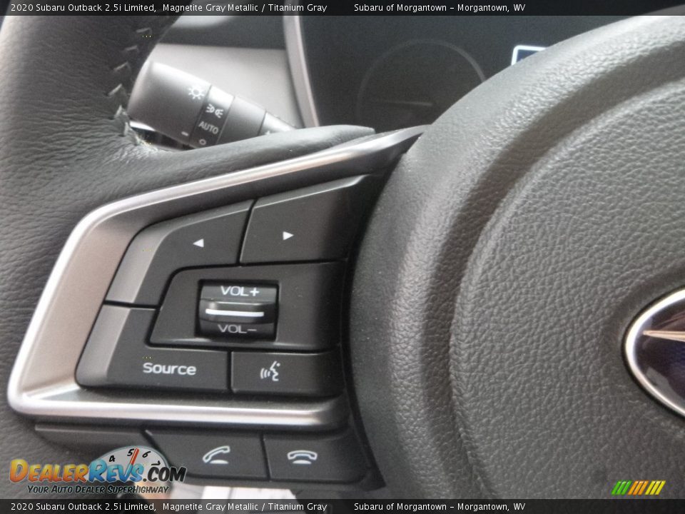 2020 Subaru Outback 2.5i Limited Steering Wheel Photo #16