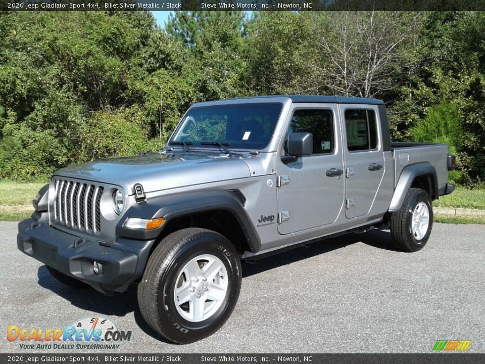 2020 Jeep Gladiator Sport 4x4 Billet Silver Metallic / Black Photo #2