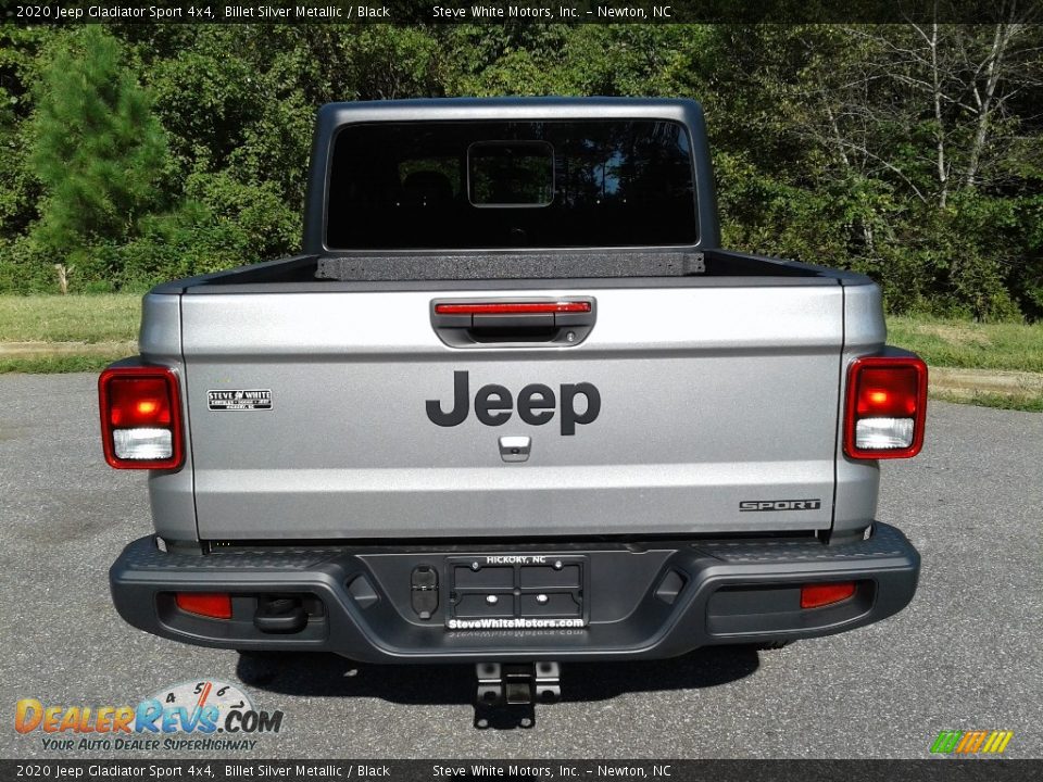 2020 Jeep Gladiator Sport 4x4 Billet Silver Metallic / Black Photo #7