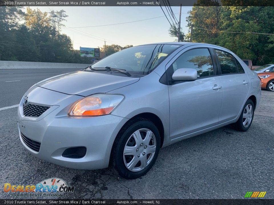 2010 Toyota Yaris Sedan Silver Streak Mica / Dark Charcoal Photo #8