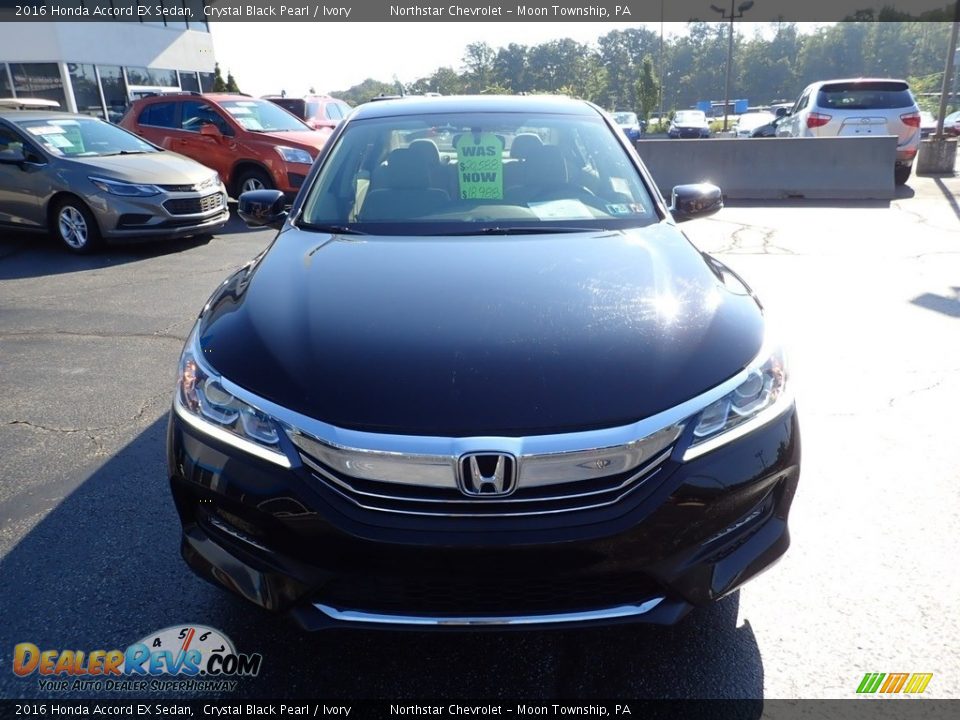 2016 Honda Accord EX Sedan Crystal Black Pearl / Ivory Photo #13