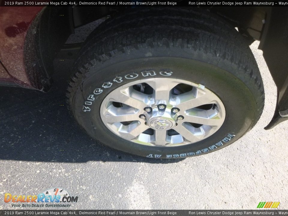 2019 Ram 2500 Laramie Mega Cab 4x4 Delmonico Red Pearl / Mountain Brown/Light Frost Beige Photo #8