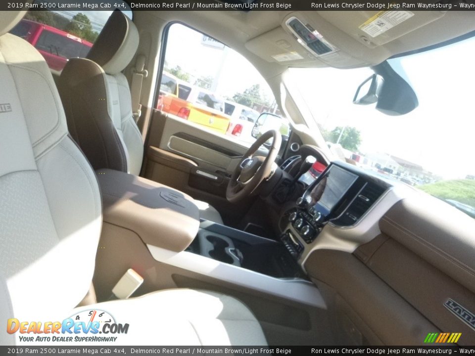 2019 Ram 2500 Laramie Mega Cab 4x4 Delmonico Red Pearl / Mountain Brown/Light Frost Beige Photo #9