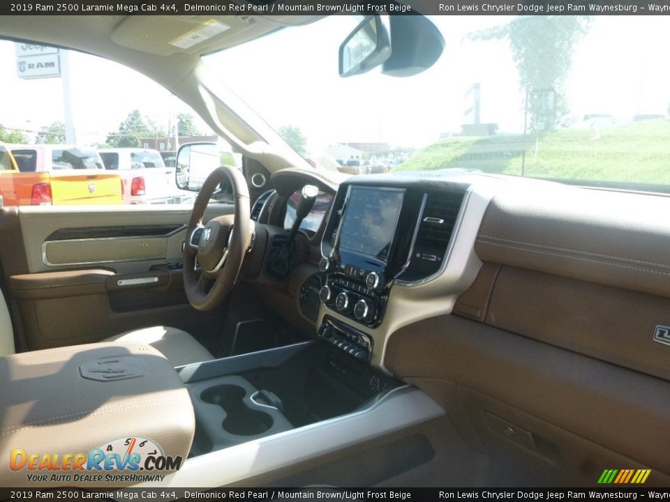 2019 Ram 2500 Laramie Mega Cab 4x4 Delmonico Red Pearl / Mountain Brown/Light Frost Beige Photo #10