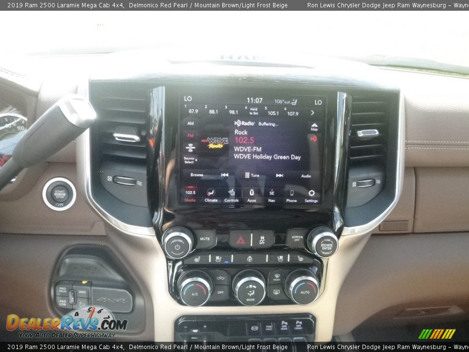 Controls of 2019 Ram 2500 Laramie Mega Cab 4x4 Photo #15