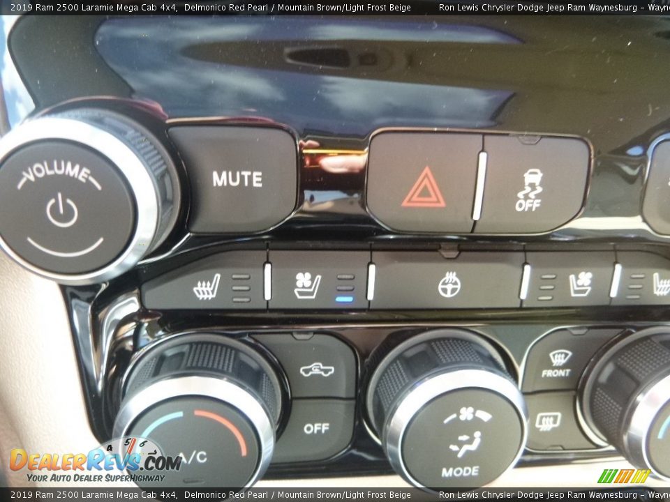 Controls of 2019 Ram 2500 Laramie Mega Cab 4x4 Photo #19
