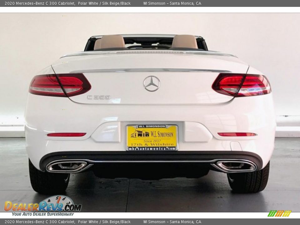 2020 Mercedes-Benz C 300 Cabriolet Polar White / Silk Beige/Black Photo #3