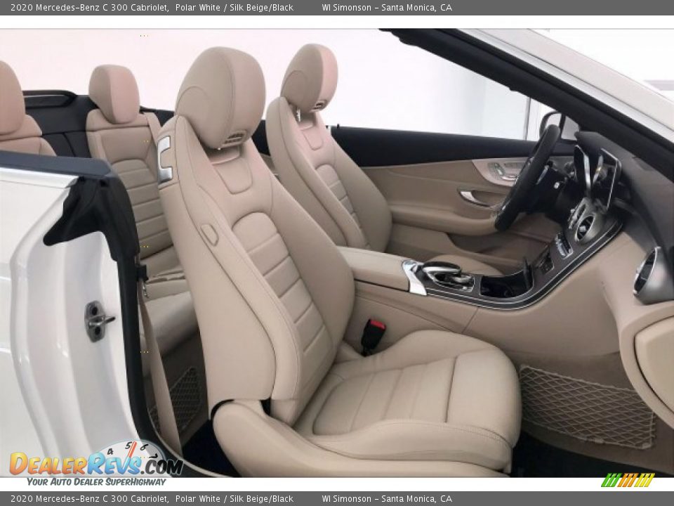 Silk Beige/Black Interior - 2020 Mercedes-Benz C 300 Cabriolet Photo #5