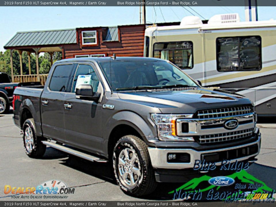 2019 Ford F150 XLT SuperCrew 4x4 Magnetic / Earth Gray Photo #7