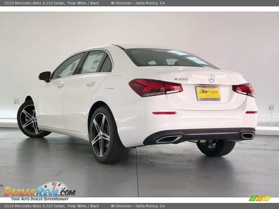 2019 Mercedes-Benz A 220 Sedan Polar White / Black Photo #2