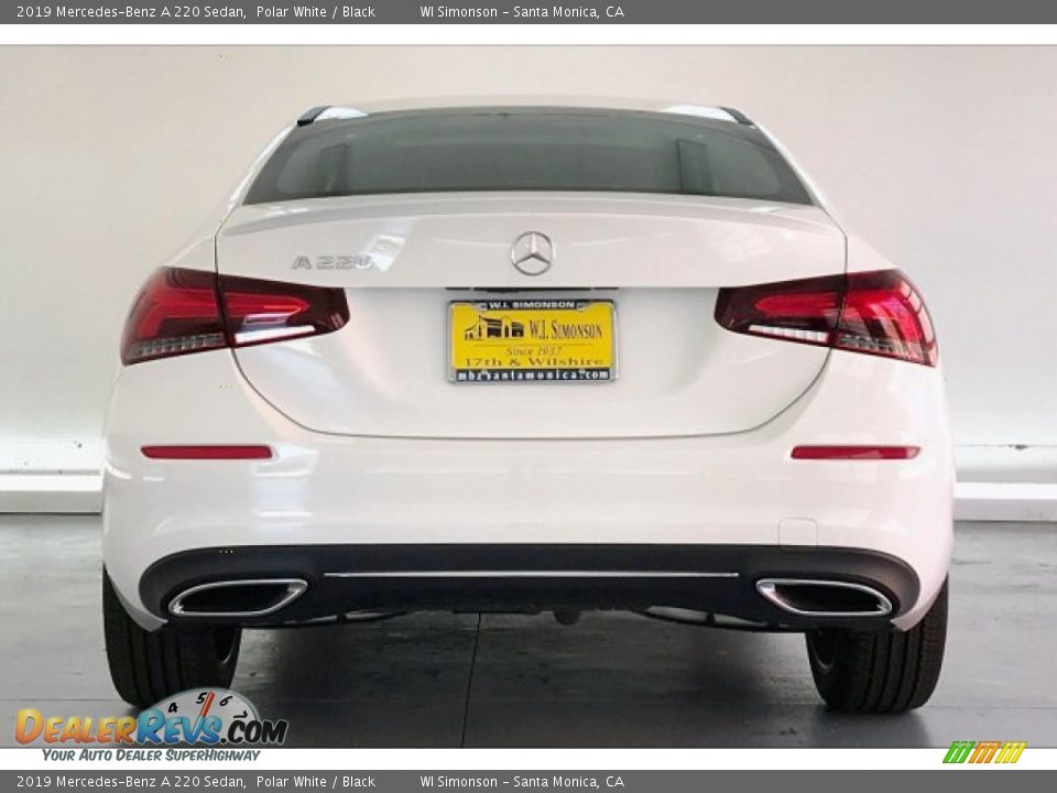 2019 Mercedes-Benz A 220 Sedan Polar White / Black Photo #3
