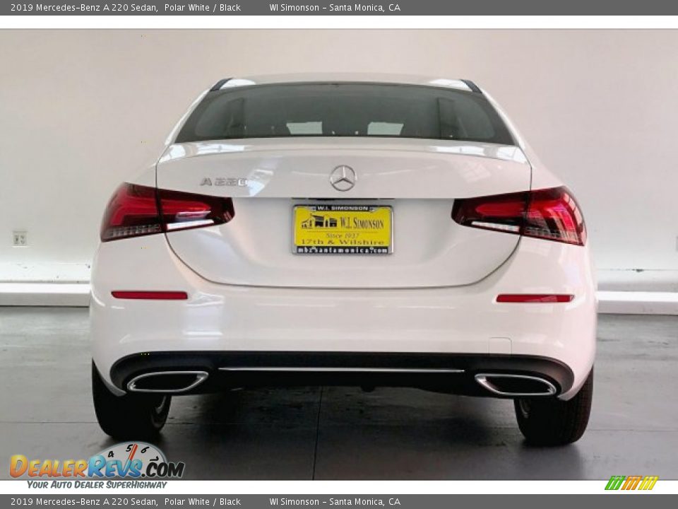 2019 Mercedes-Benz A 220 Sedan Polar White / Black Photo #3