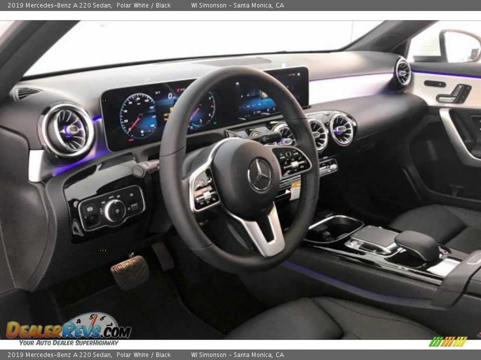 2019 Mercedes-Benz A 220 Sedan Polar White / Black Photo #4