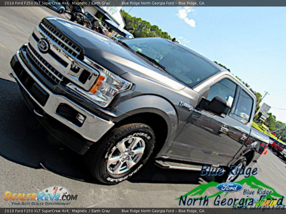 2019 Ford F150 XLT SuperCrew 4x4 Magnetic / Earth Gray Photo #34