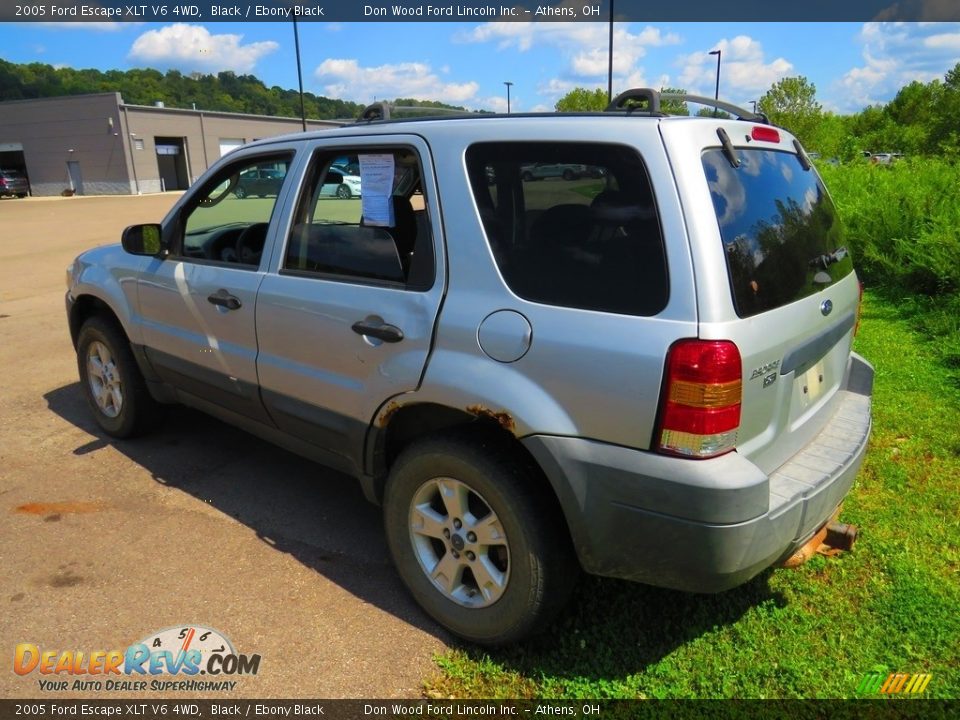 2005 Ford Escape XLT V6 4WD Black / Ebony Black Photo #5