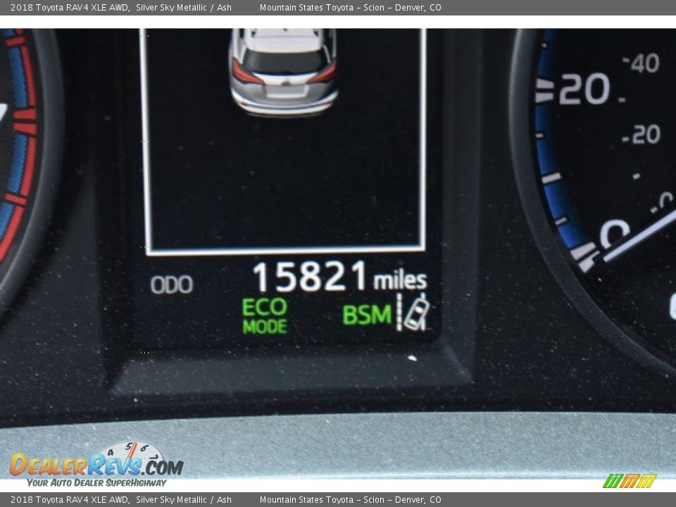 2018 Toyota RAV4 XLE AWD Silver Sky Metallic / Ash Photo #12