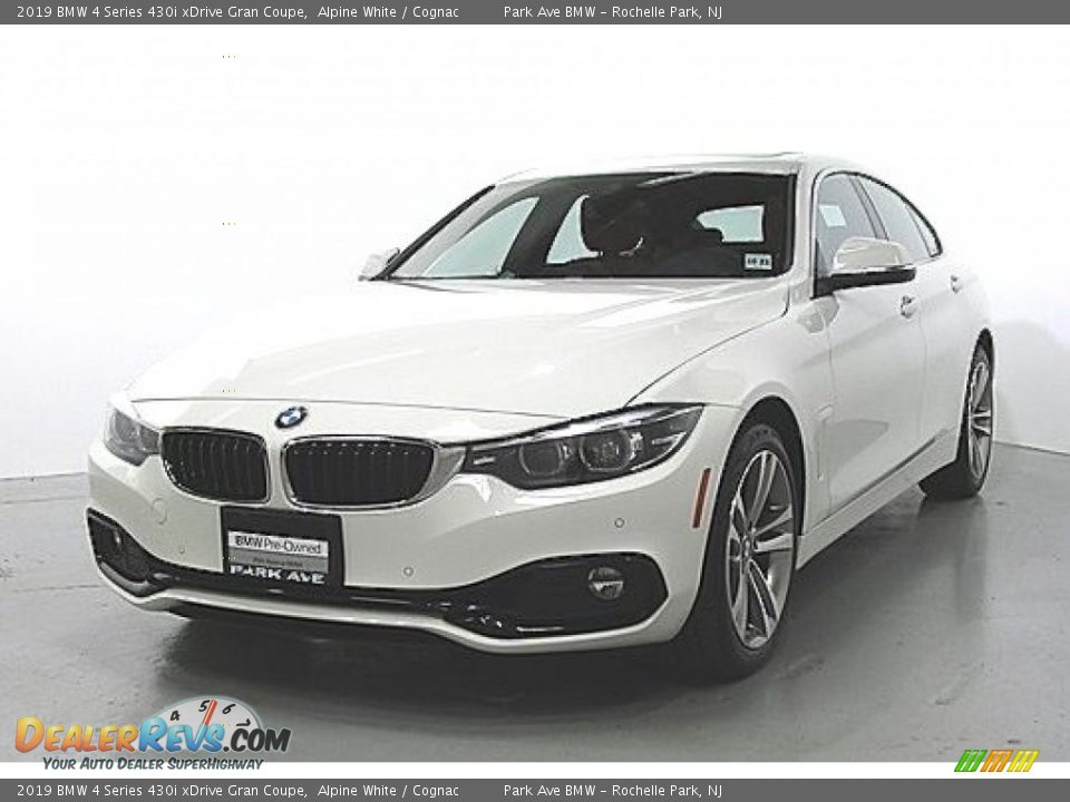 2019 BMW 4 Series 430i xDrive Gran Coupe Alpine White / Cognac Photo #1