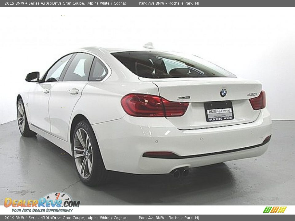 2019 BMW 4 Series 430i xDrive Gran Coupe Alpine White / Cognac Photo #2