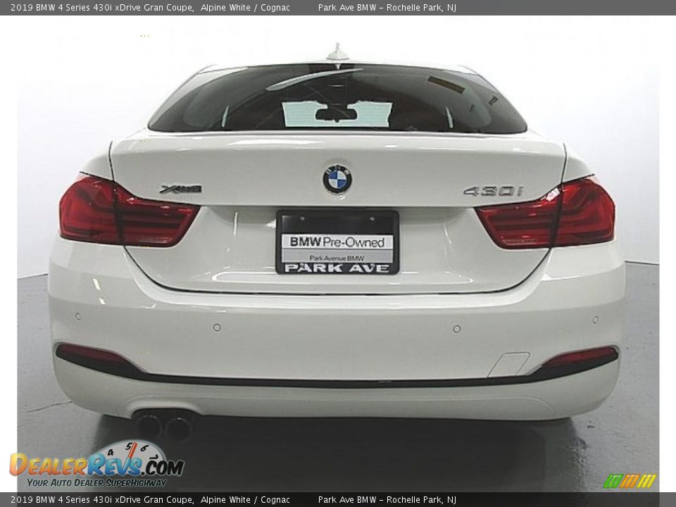 2019 BMW 4 Series 430i xDrive Gran Coupe Alpine White / Cognac Photo #3