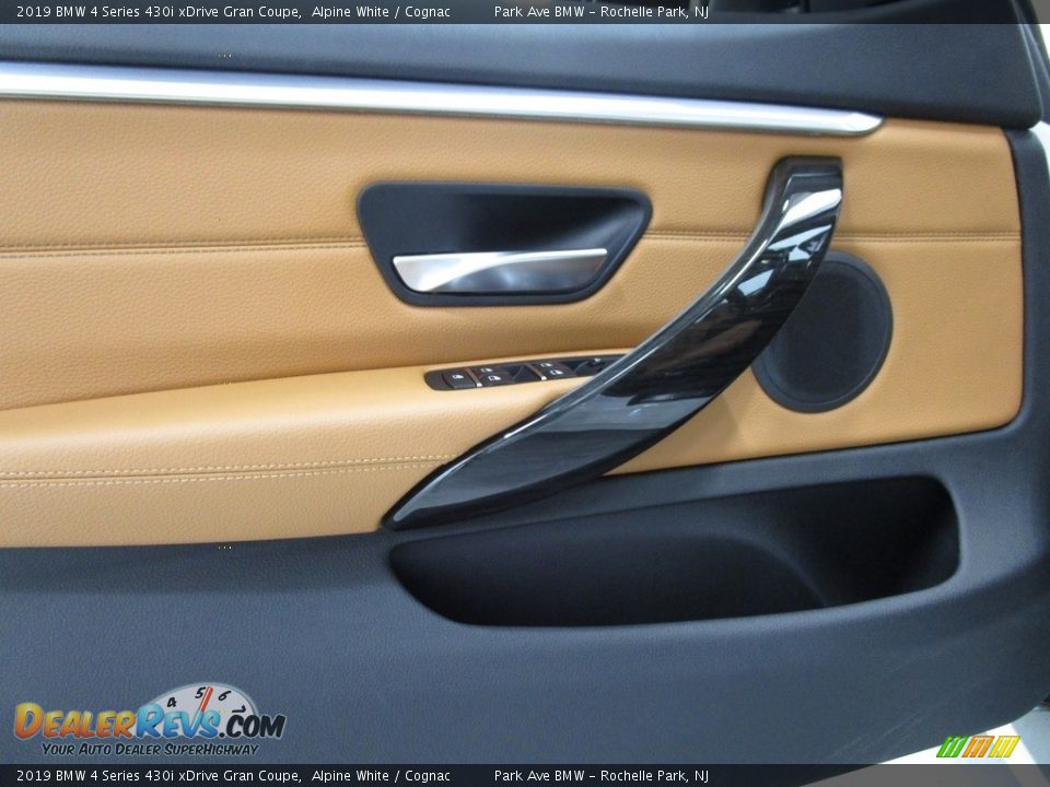 2019 BMW 4 Series 430i xDrive Gran Coupe Alpine White / Cognac Photo #6