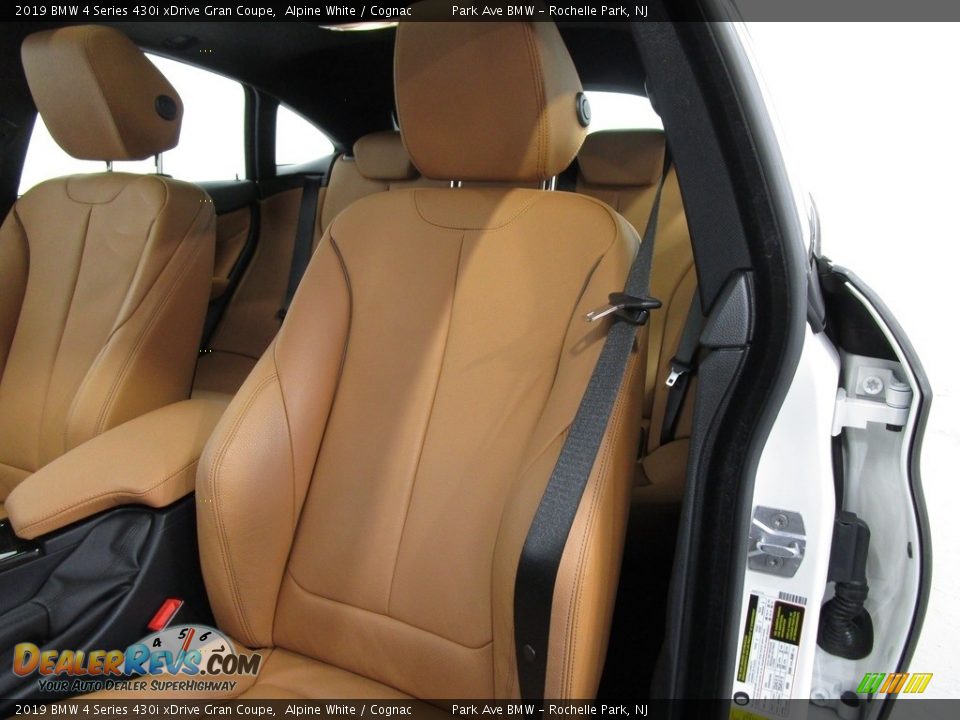 2019 BMW 4 Series 430i xDrive Gran Coupe Alpine White / Cognac Photo #7
