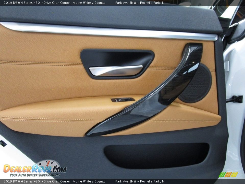 2019 BMW 4 Series 430i xDrive Gran Coupe Alpine White / Cognac Photo #9