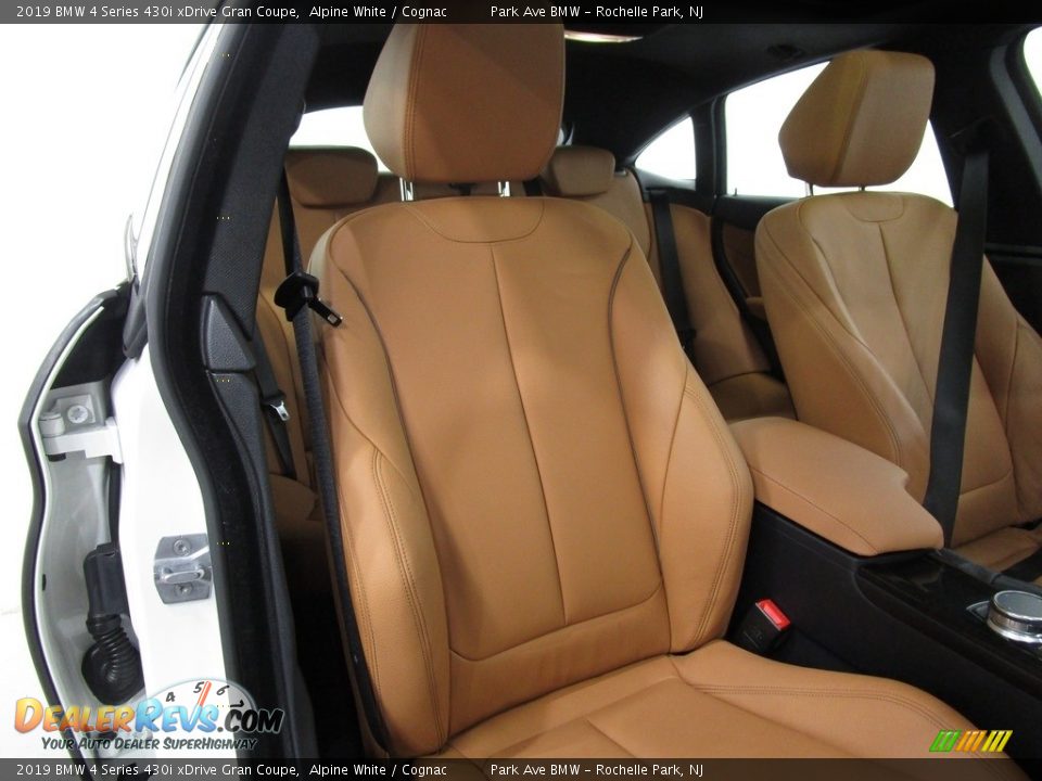 2019 BMW 4 Series 430i xDrive Gran Coupe Alpine White / Cognac Photo #13