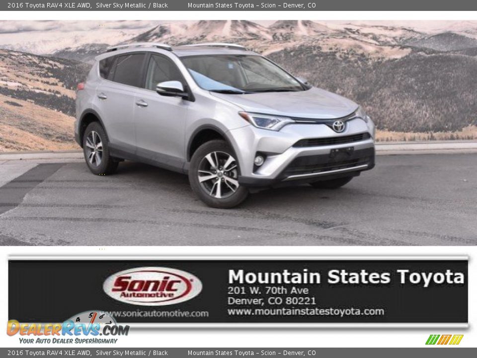 2016 Toyota RAV4 XLE AWD Silver Sky Metallic / Black Photo #1