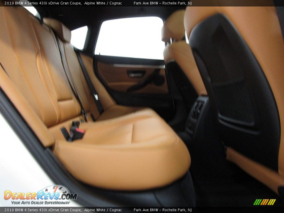 2019 BMW 4 Series 430i xDrive Gran Coupe Alpine White / Cognac Photo #17
