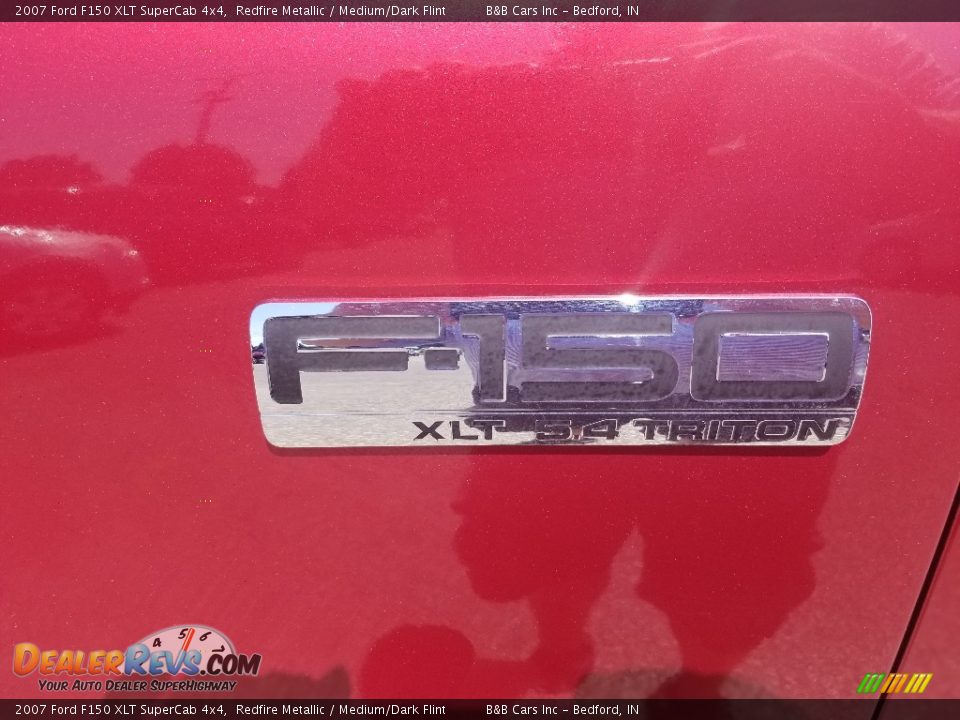 2007 Ford F150 XLT SuperCab 4x4 Redfire Metallic / Medium/Dark Flint Photo #9
